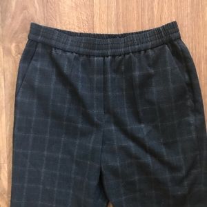 Aritzia Babaton skyline pant black plaid